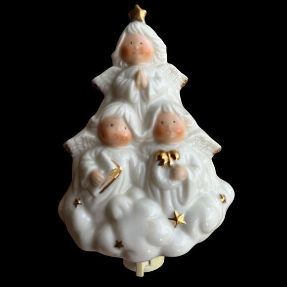 Heavenly Illuminations Angel Tree Night Light VTG 1997 Works - Picture 1 of 4